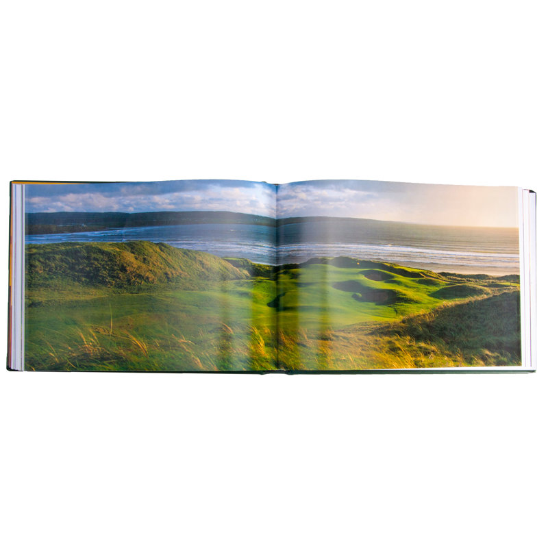 Graphic Image Golf Courses: Fairways of the World Coffee Table Book, Leather, Green
