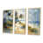 Toile naturelle avec cadre flottant