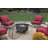 Joy by Endless Summer, 32" Round Oil Rubbed Bronze Wood Burning Outdoor Firebowl with Lattice Design