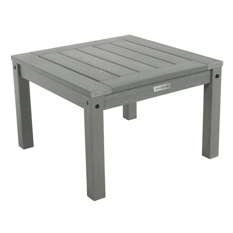Anette Outdoor Adirondack Chair With Table, Coastal Teak