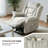 Power Lift Recliner with Heat and Massage, Infinite Position Adjustable, Side Pockets, Comfort Home Reclining Chair-1304387633