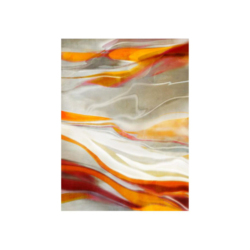 «Berries and Cream II» par Nash Rambler - impression, H 40 po x l 30 po, Image au pinceau gel