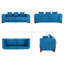Canapé rembourré 85,5 po Chenille-1591848144