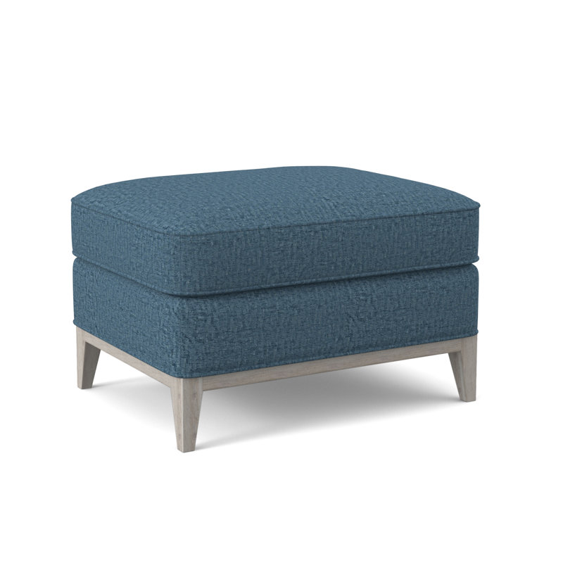 Sonoma Upholstered Ottoman, Bisque, Edworth Ocean Viscose
