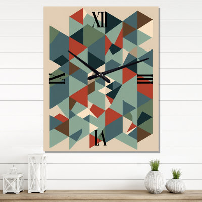 Horloge murale Mid-Century