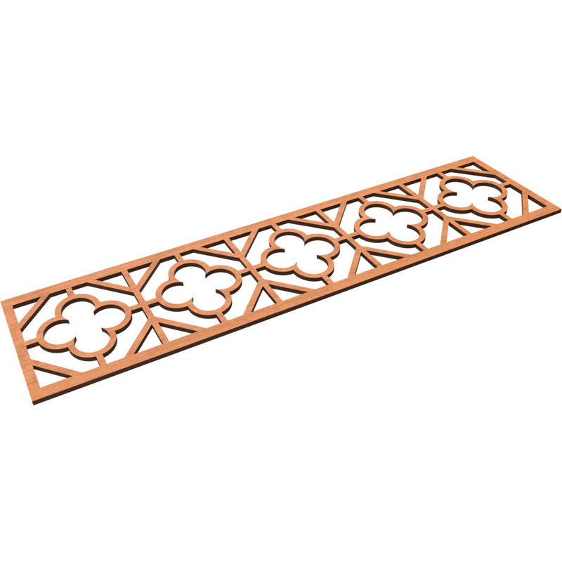 Moulure Hazelton, H 12 po x l 47 po x P 0,375 po, Cerisier