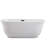 Chaylynn 59'' x 28'' Soaking Acrylic Bathtub-1350100024