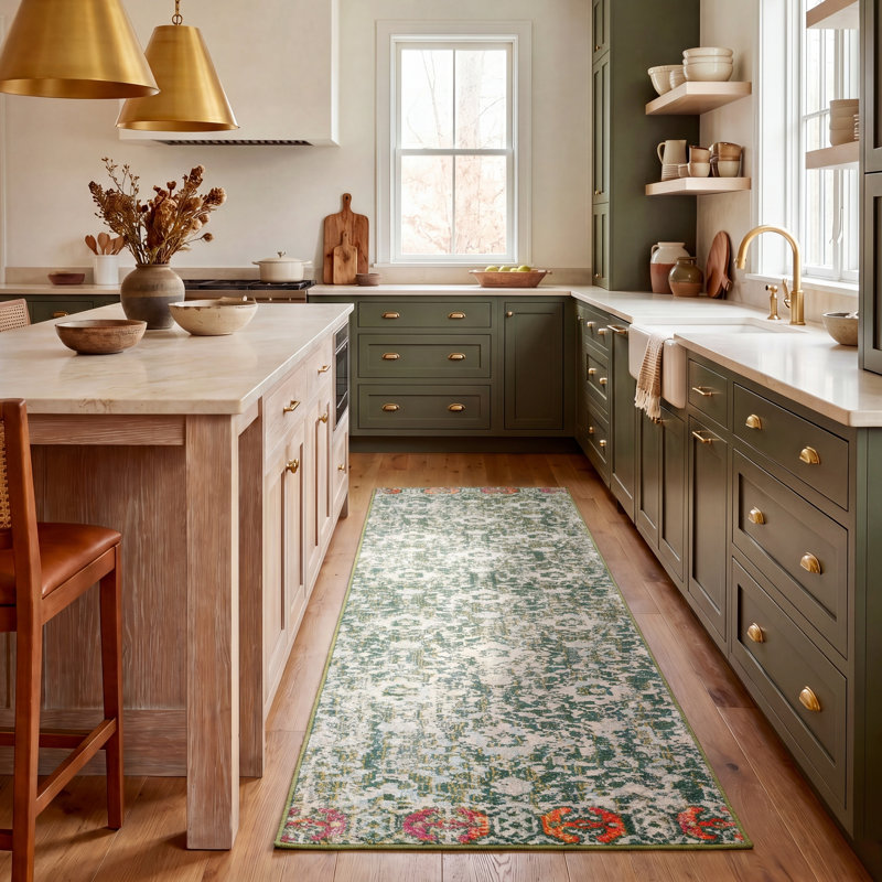 Dylanthomas Performance Oriental Rug, Runner 2' x 8'