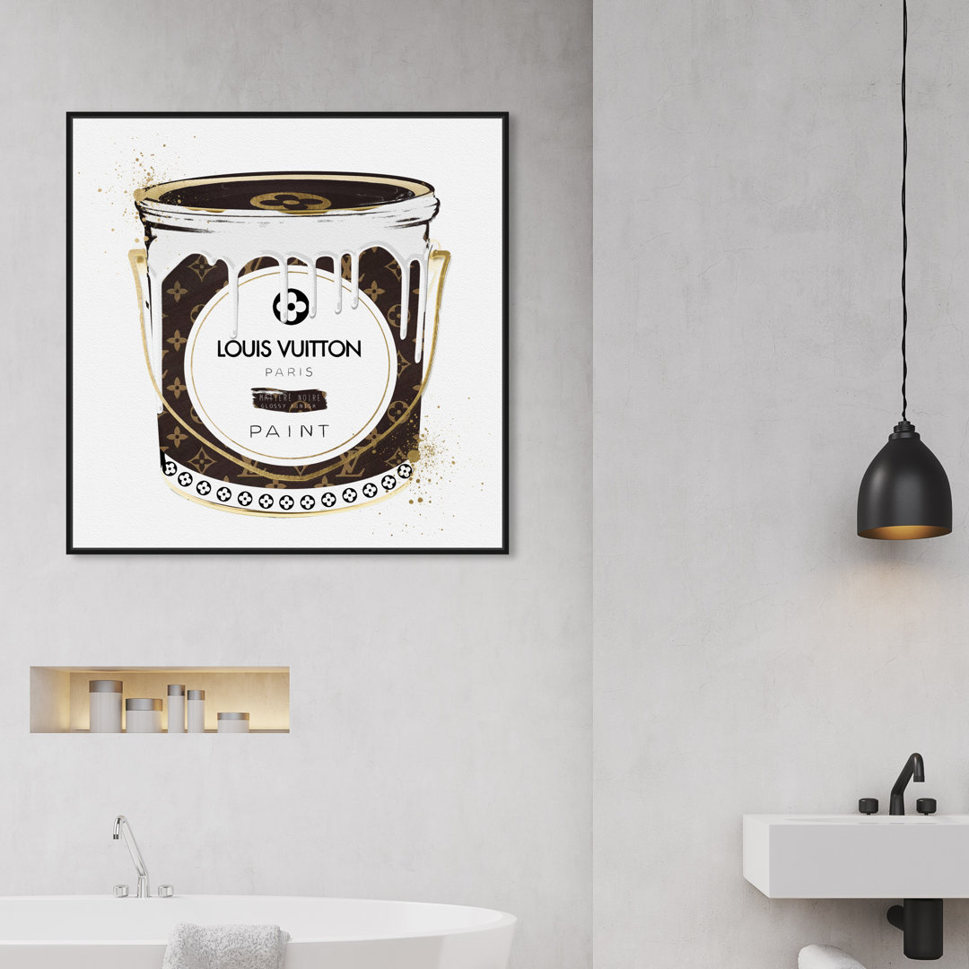 Luxurious Paint Can II - Graphic Art on Canvas Oliver Gal Prints