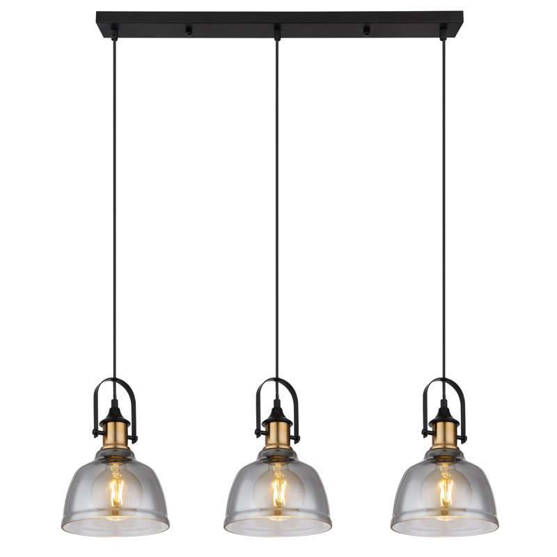 3 - Light Matte Black Pendant