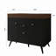 Meuble-lavabo autoportant moderne de 36 po avec plateau en pierre frittée, lavabo en céramique et rangement intelligent-130901801