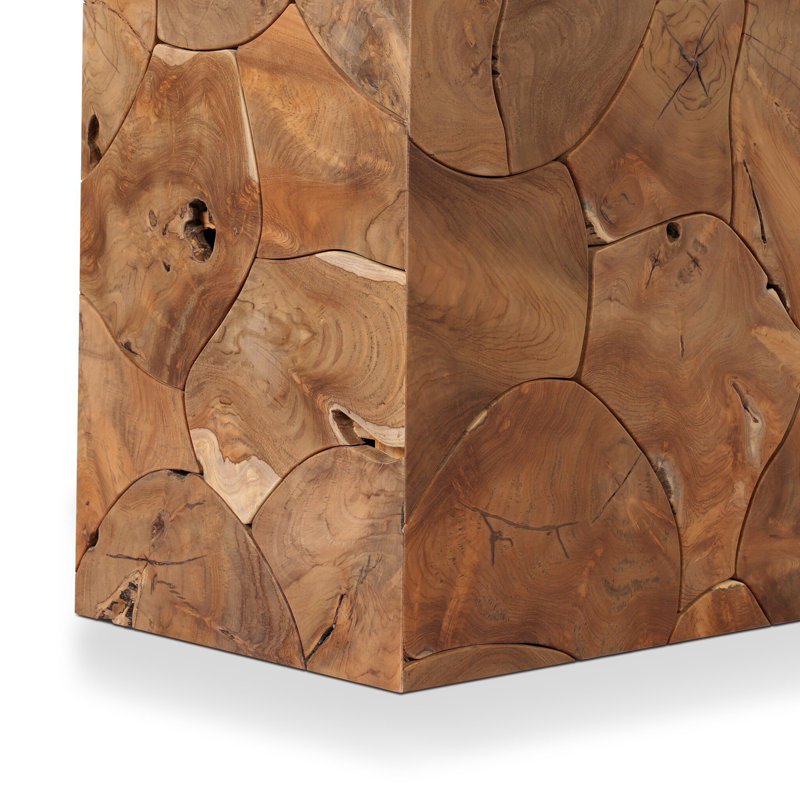 Tomlin Outdoor Teak Coffee Table, Teak Root