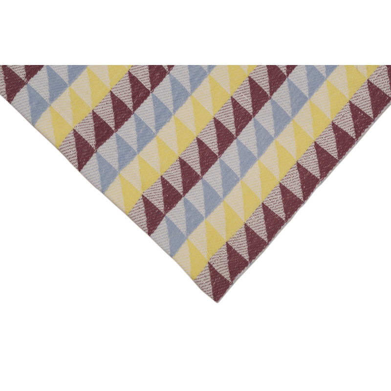 Handloom Jacquard Collection Table Placemat 14x18 Inch, Purple;Blue;Yellow