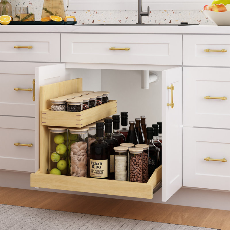 Rangement à 2 niveaux sous le lavabo, H 18,55 po x l 22,5 po x P 20,98 po