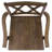 Yelena Double X-Back Arm Chair-1833408381