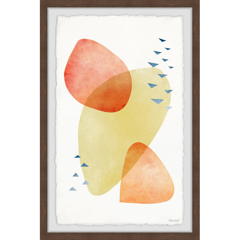 Solid Rocks - Single Picture Frame Painting, 45 cm H x 38 cm W  x 3.81cm D