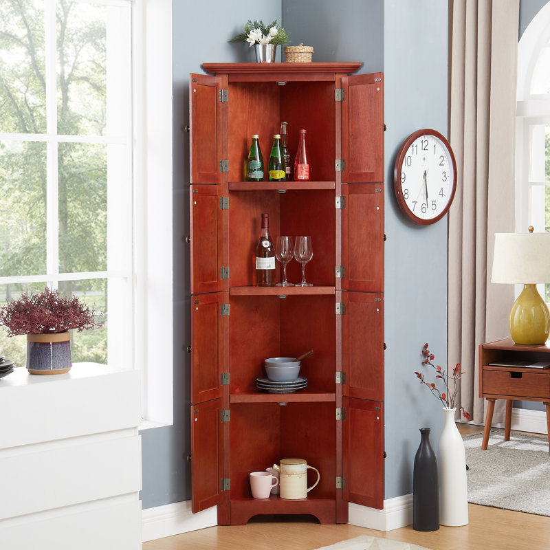 Grand garde-manger avec 8 portes et espace de rangement pour la cuisine et 4 espaces de rangement