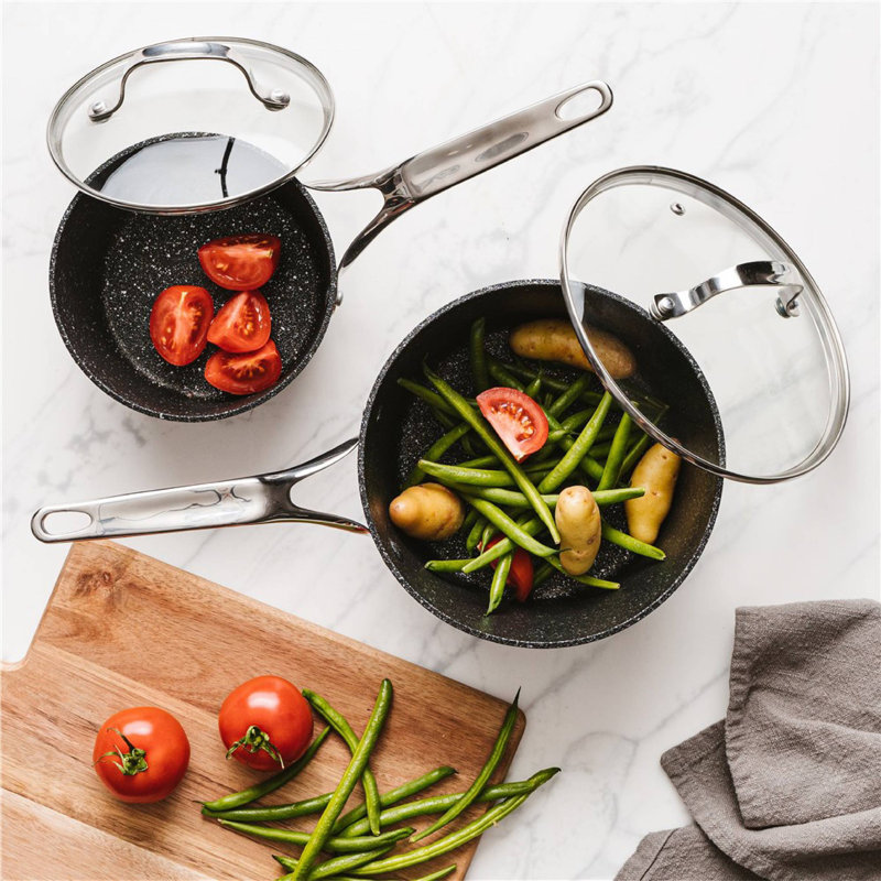 Casserole de cuisine ::pro® IRONROC avec couvercle de 1,5 l
