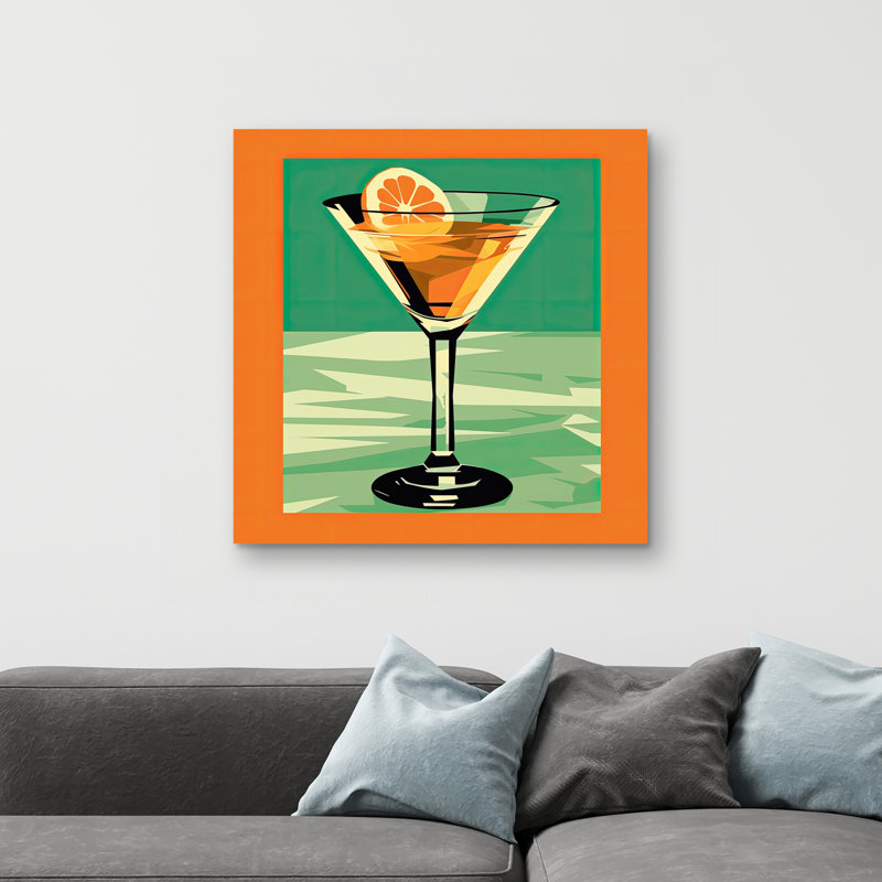 The margarita - 32"x32" art on canvas