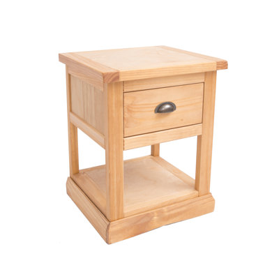 Esquivel 45cm W Solid + Manufactured Wood Bedside Table