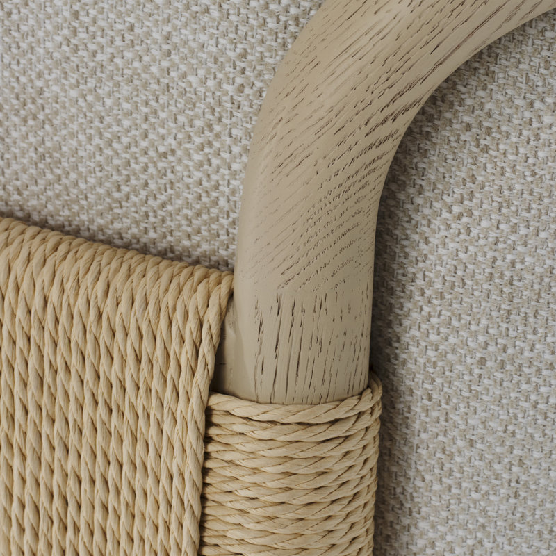Chaise de salle à manger Tether, chêne clair, Chêne pâle