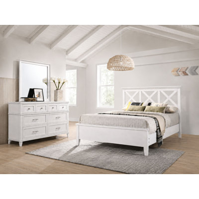 Anahat 3-Piece King Bedroom Set – White