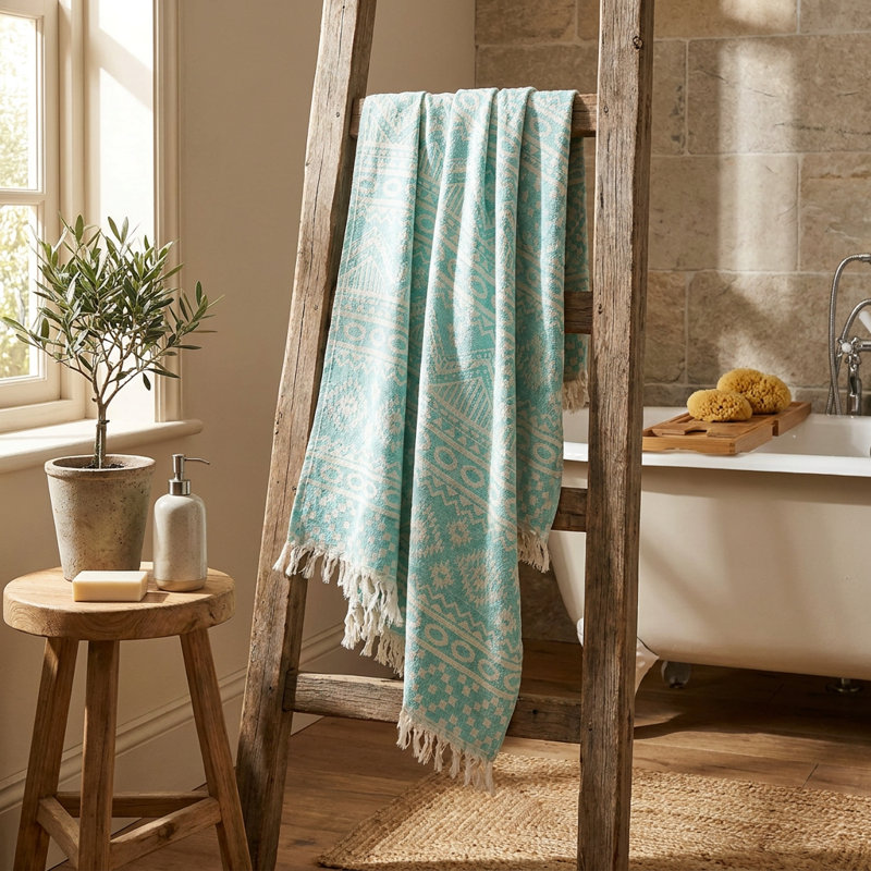 Cove Bohemian 100% Cotton Bath Towel