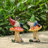  2 Piece Cute Gnomes on Mushroom Statues