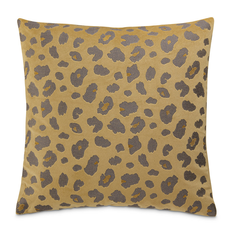 Animal Print Feather Reversible Throw Pillow