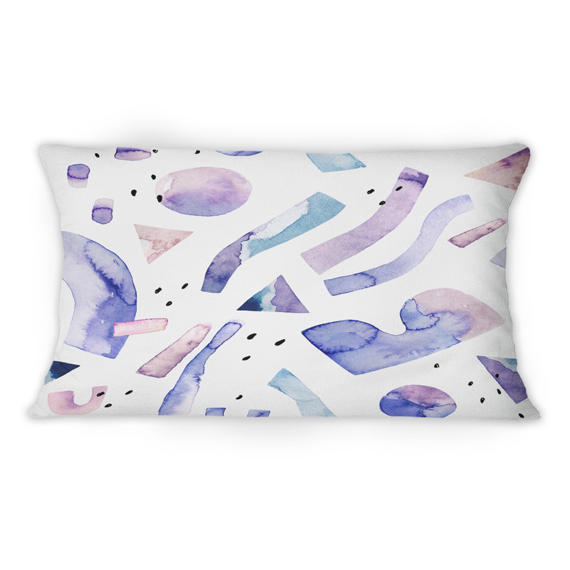 Coussin décoratif abstrait à motif abstrait Bauhaus and Minimal Elements