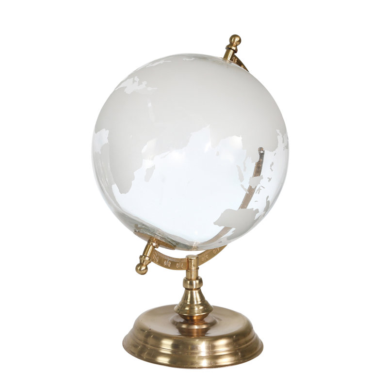 Globe terrestre en verre