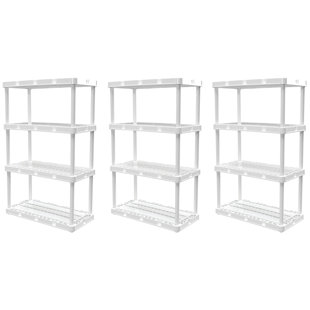 12'' W Plastic Shelving Unit (Set of 3)