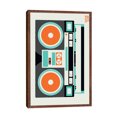 Icons - Ghetto Blaster by Vanessa Austin - Print on Canvas