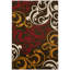 Tapis de zone brun floral Hestia-2095316342