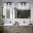 3-Light Black Gold Vanity Light with 3 Color Modes with Clear Glass Shade-128452529-69159343