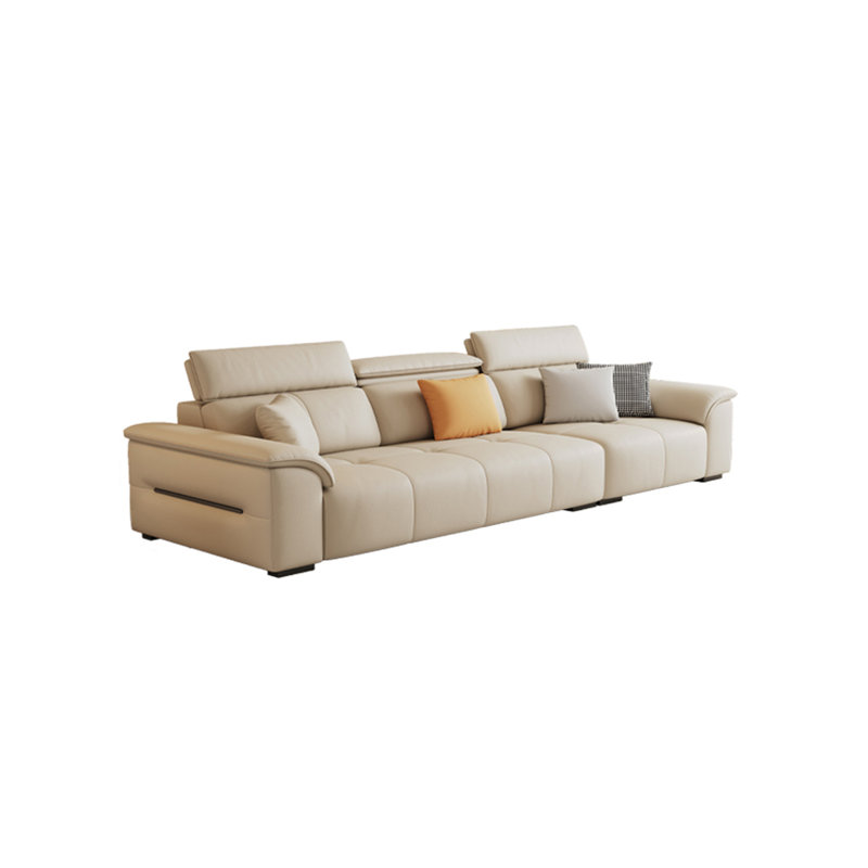 Simple and low-key inline sofa, 38.58" H x 98.42" W x 37.4" D