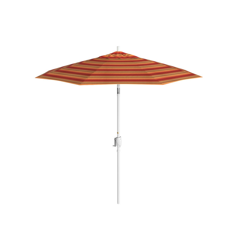 Parasol de marché 7,5', Gris, Coucher de soleil Astoria Sunbrella®, Sunbrella®