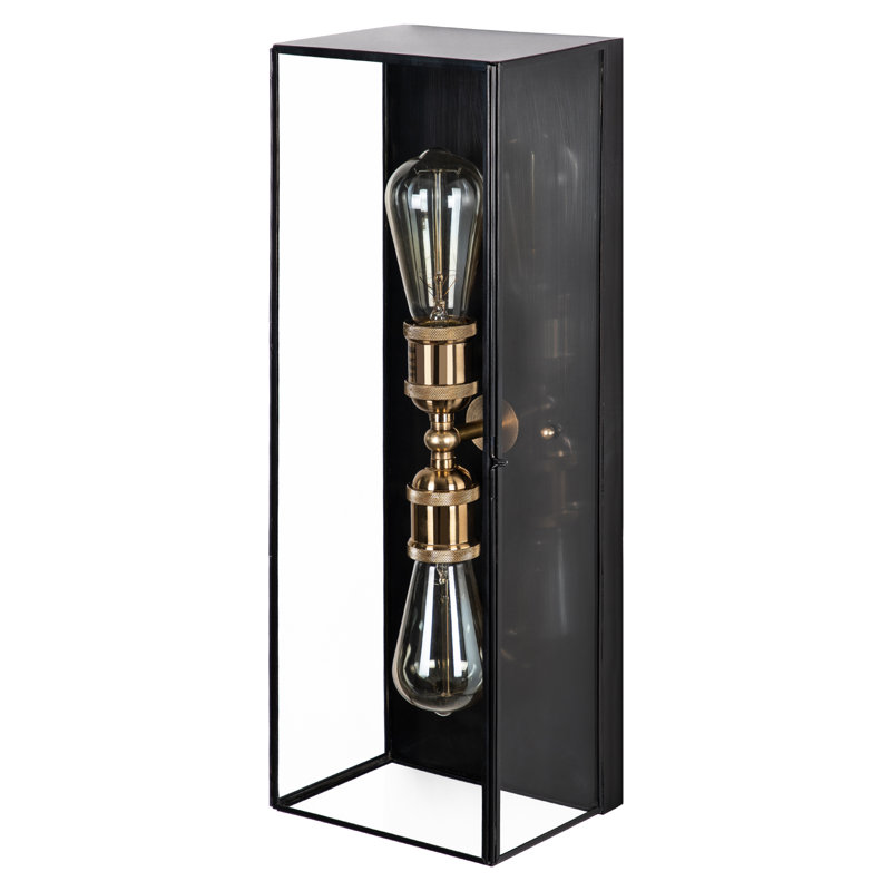 Danyell 2-Light 20"H Solid Brass Rust Resistant Dark Bronze Dimmable Outdoor/Indoor Wall Light