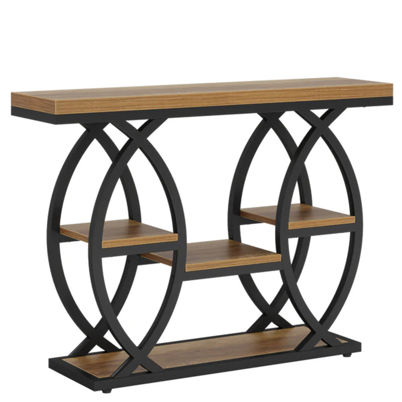 Classic Entryway Table,Practical Console Table,Steady Sofa Table, Brown