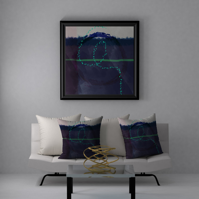  Housse et insert de coussin carré précieux, H 20 po x l 20 po