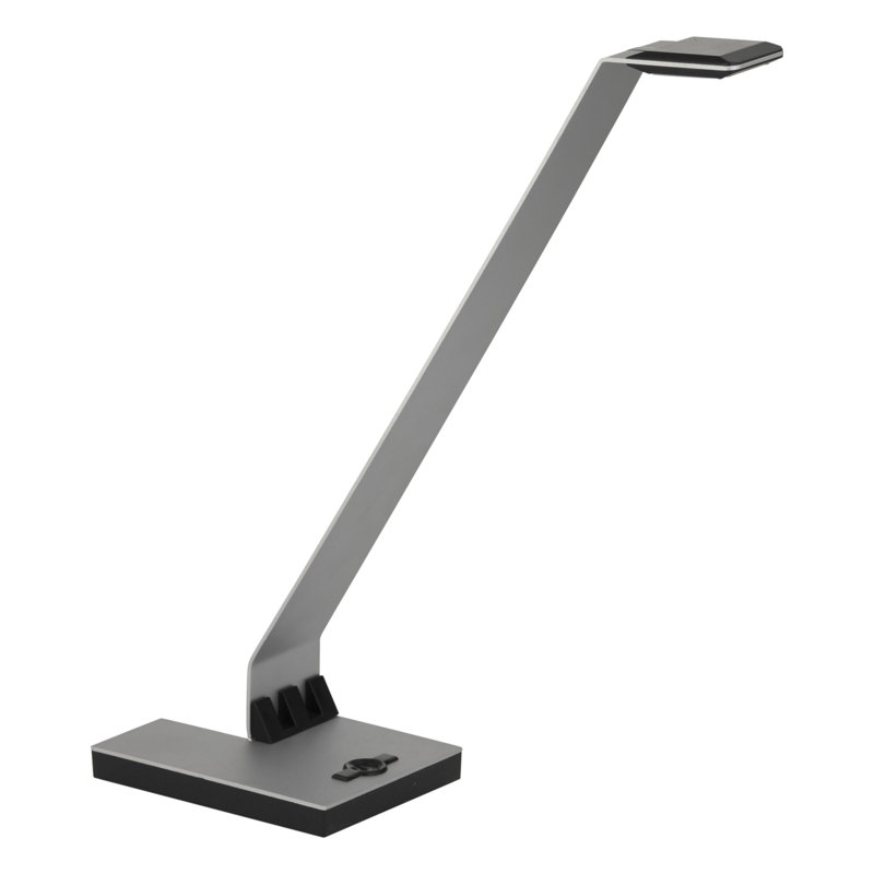 Pelton Metal Desk Lamp, Silver