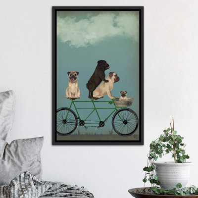 «Pug Tandem» - Imprimé