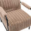 Fauteuil rembourré en velours côtelé Stolle-522972963