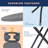 Ironing Board with Extra Thick Cover, Height Adjustable, Easy Storage with Smart Hanger