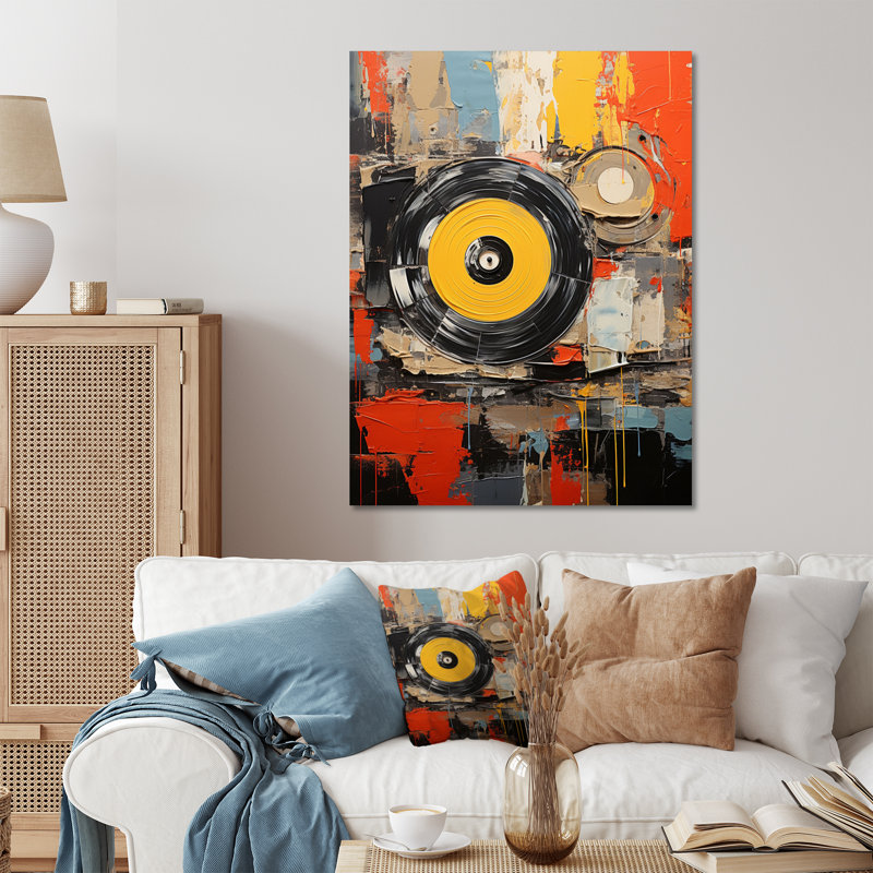 Vinyle disque vinyle Fusion I, H 20 po x l 12 po x P 1 po