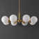 Lavontae 8 - Light Dimmable Sputnik Modern Linear Chandelier