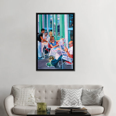 « dimanche matin », reproduction sur toile