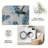 1PC Blue Neutral Tropical Palm Banana Leaf Botanical Print area rugs for Living Room, Soft and Comfortable, Suitable for all seasons, easy-to-maintain, machine washable Indoor floor mat, Under Table Farmhouse suitable for Dining Table, Bedroom,-129886547