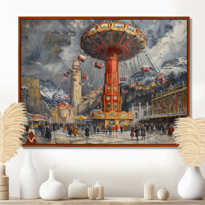 Troene - Amusement Parks Wall Art Living Room