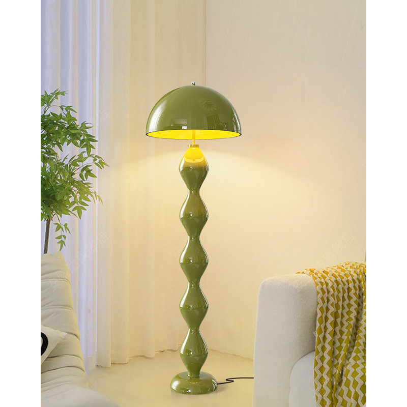 Lampe sur pied en fer forgé artistique Minimalist, Green, Green